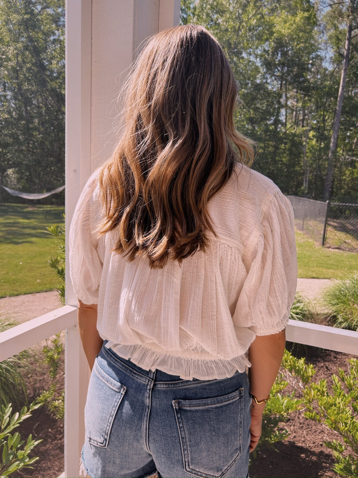 FREE PEOPLE LITTLE CLOUD SHIRT