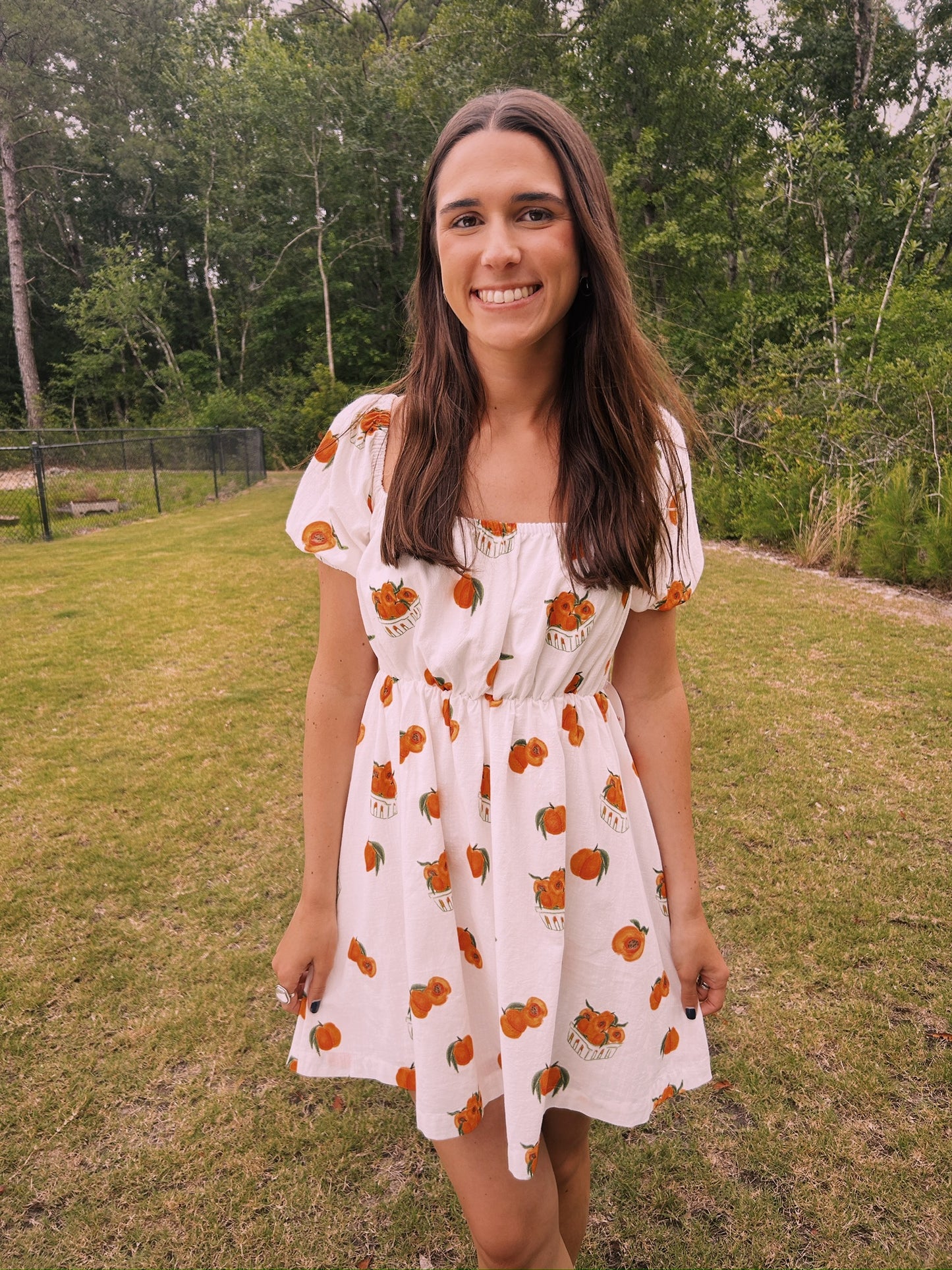 PUFF SLEEVE OPEN BACK MINI