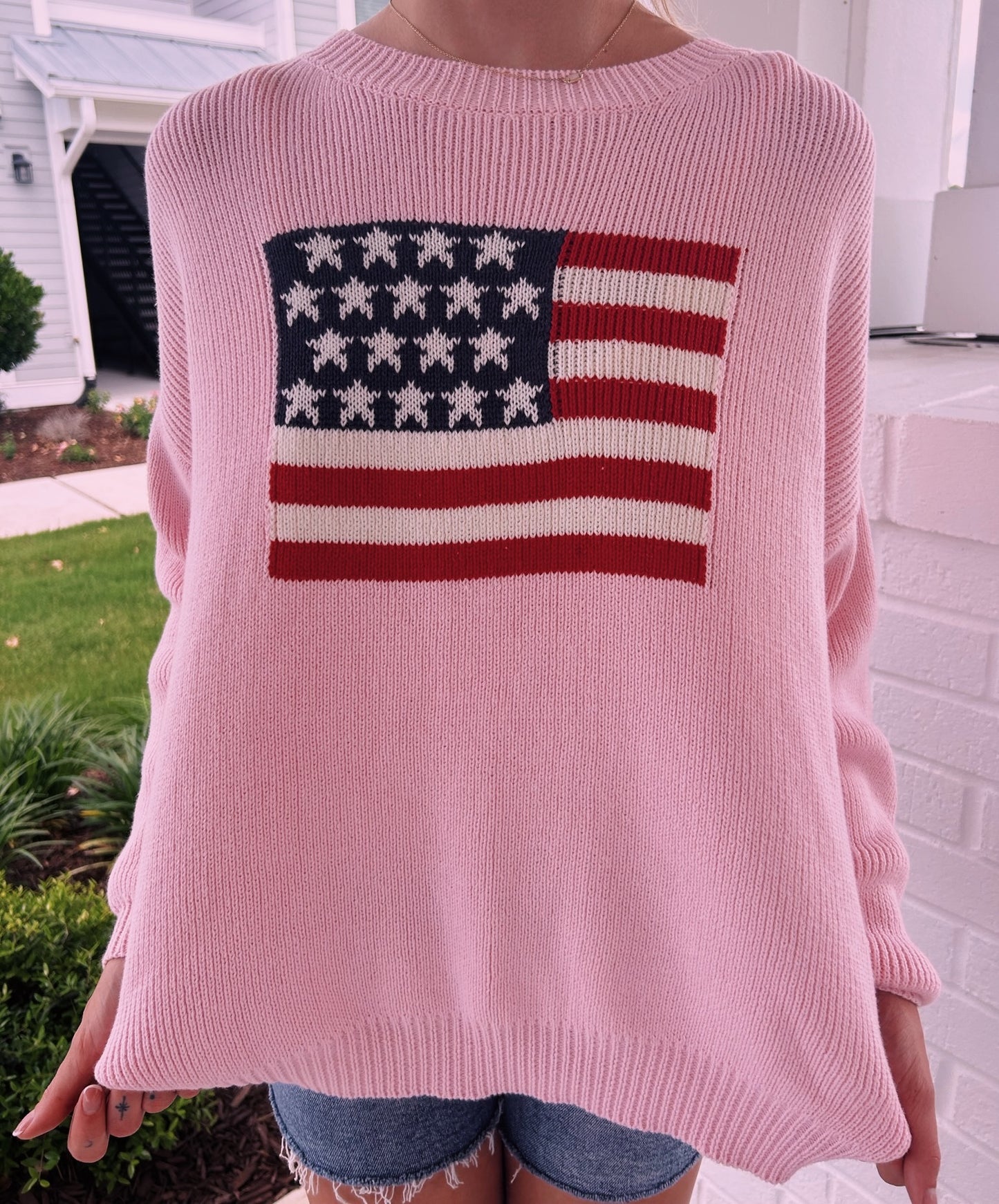 ROUND NECK OVERSIZED SWEATER TOP