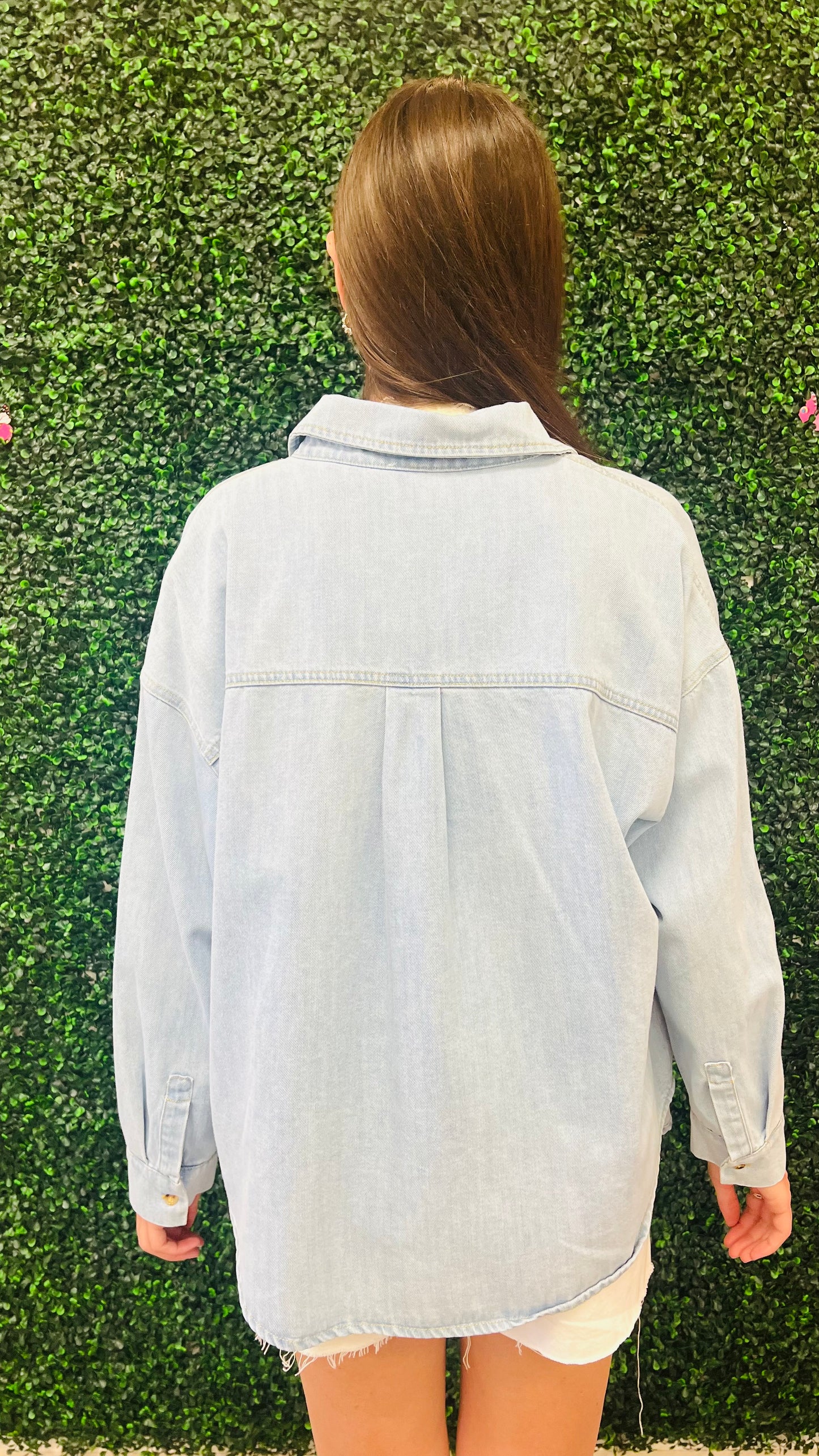 OVERSIZED DENIM SHIRT