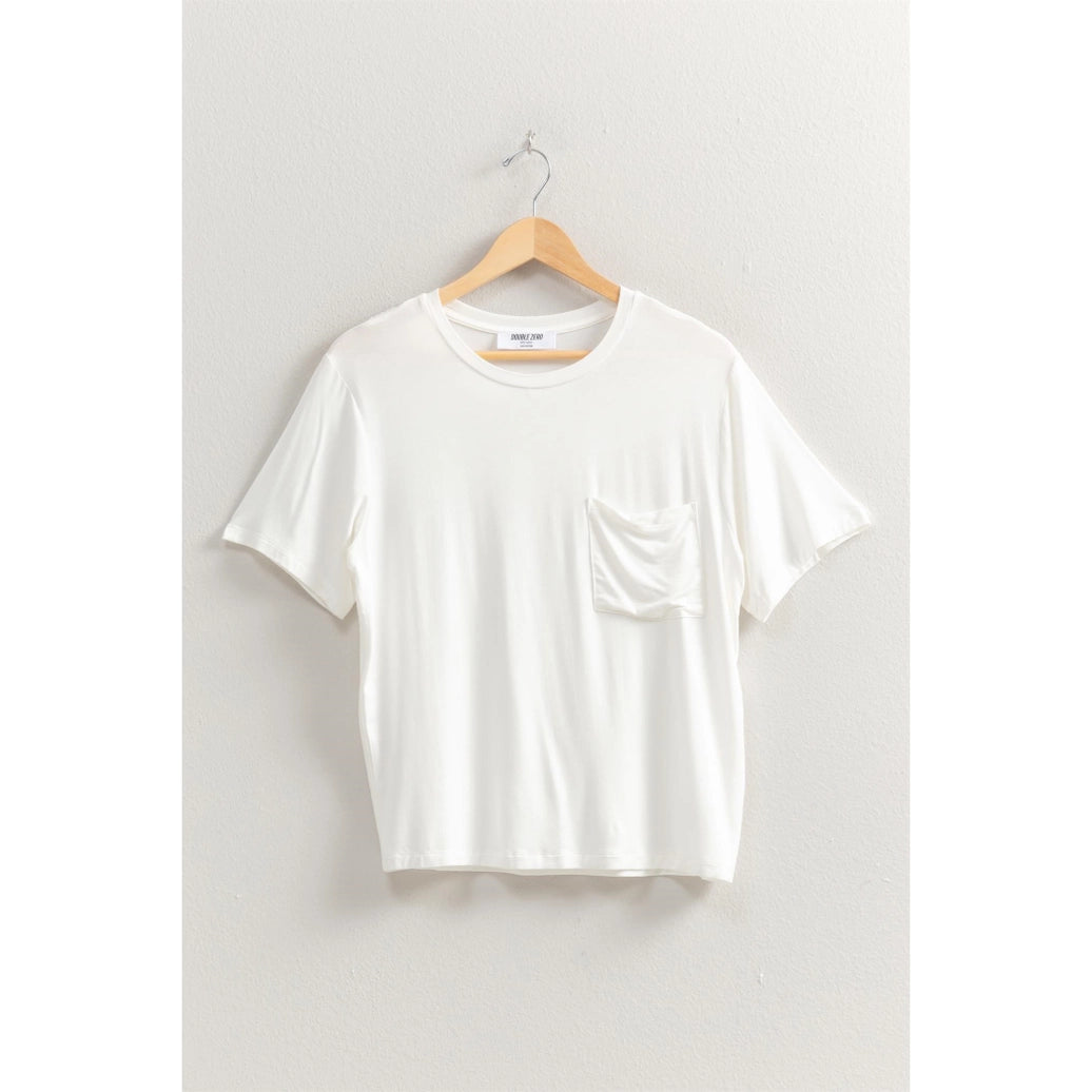 BASIC TEE W/POCKET
