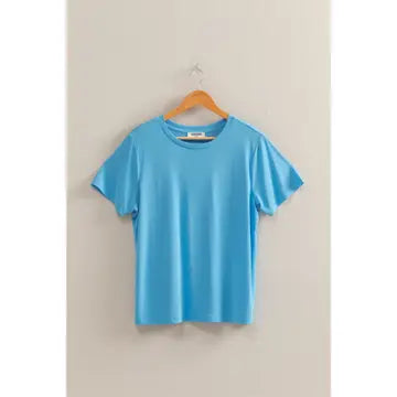 BASIC ROUND NECK SHORT SLEEVE T SHIRT