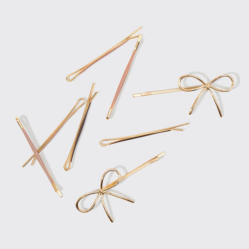 BOW BOBBY PINS SET