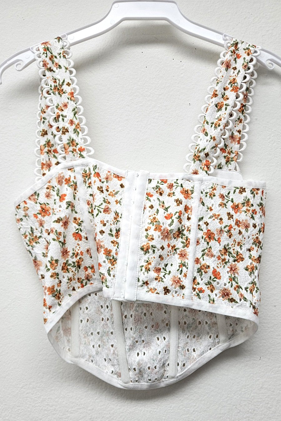 PRINTED CORSET TOP