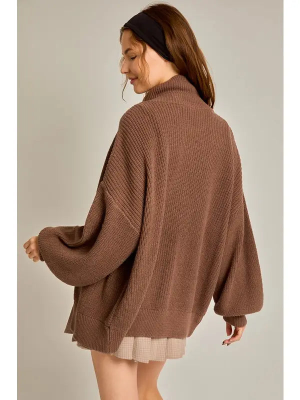 OVERSIZED SWEATER CARDIGAN