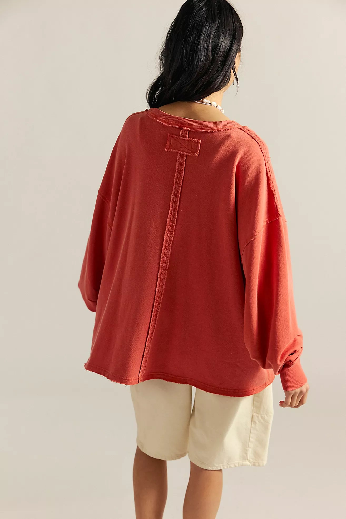 FREE PEOPLE WTF VENICE V NECK GRAPHIC