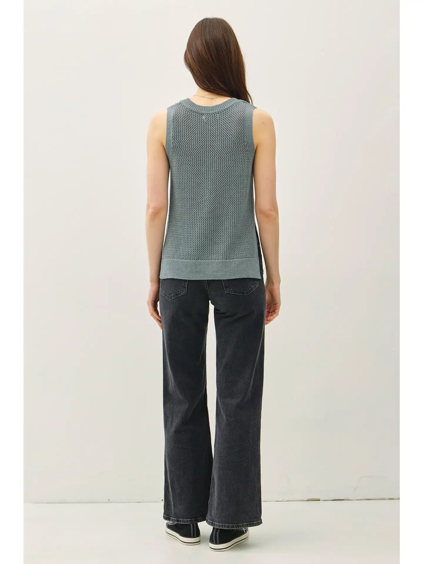 VARSITY STYLE VNECK TANK