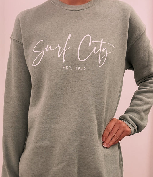 SURF CITY CREWNECK