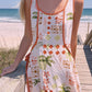 PRINTED BINDING DRESS