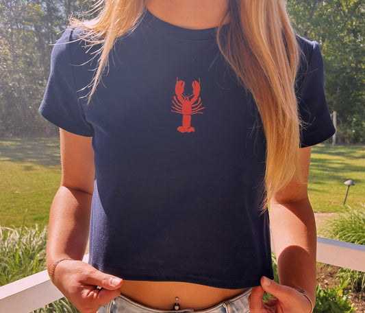 LOBSTER GRAPHIC SHORT SLEEVE BABY TEE