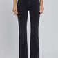 HIDDEN BLACK SLIT FLARE JEANS