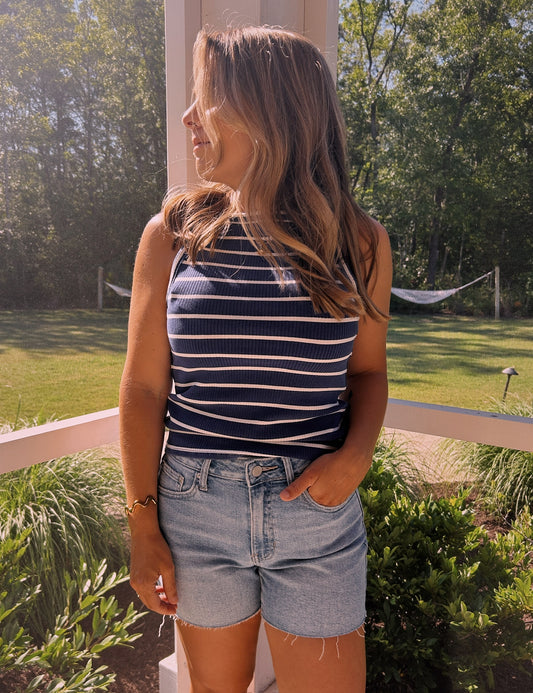 FREE PEOPLE MIA STRIPED TANK