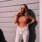 OFF SHOULDER CROP TOP