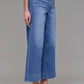 HIDDEN MEDIUM WASH CROPPED WIDE LEG JEAN