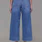 HIDDEN MEDIUM WASH CROPPED WIDE LEG JEAN