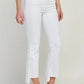HIDDEN WHITE CROP FLARE JEAN
