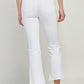 HIDDEN WHITE CROP FLARE JEAN