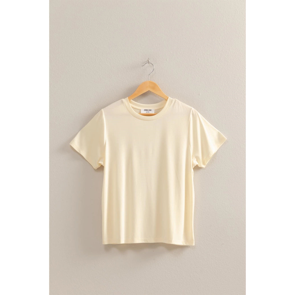 BASIC ROUND NECK SHORT SLEEVE T SHIRT
