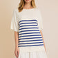 BOAT NECK SLOUCHY FIT DRESS
