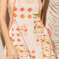 PRINTED BINDING DRESS
