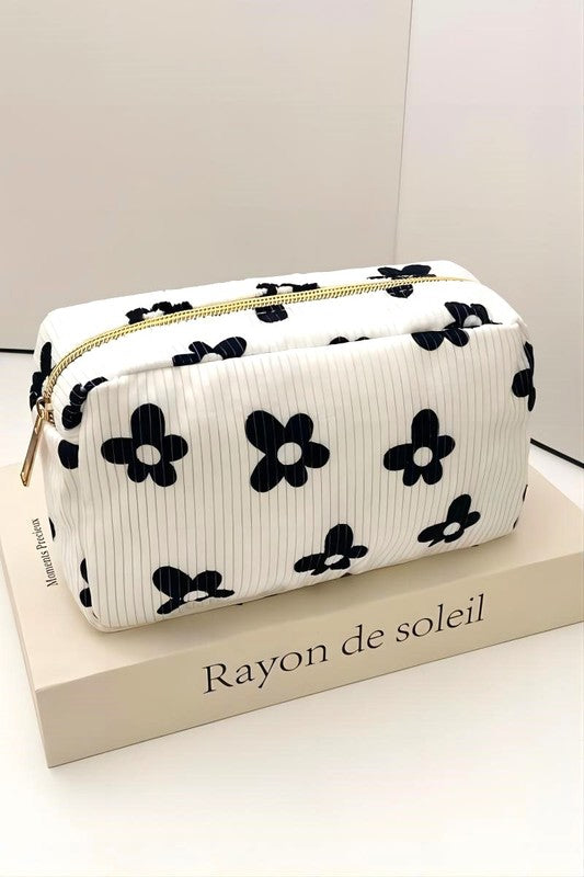 PATTERN TRAVEL MAKEUP BAG