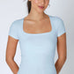 SQUARE NECK SS TOP