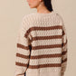 STRIPED CABLE KNIT