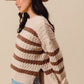 STRIPED CABLE KNIT