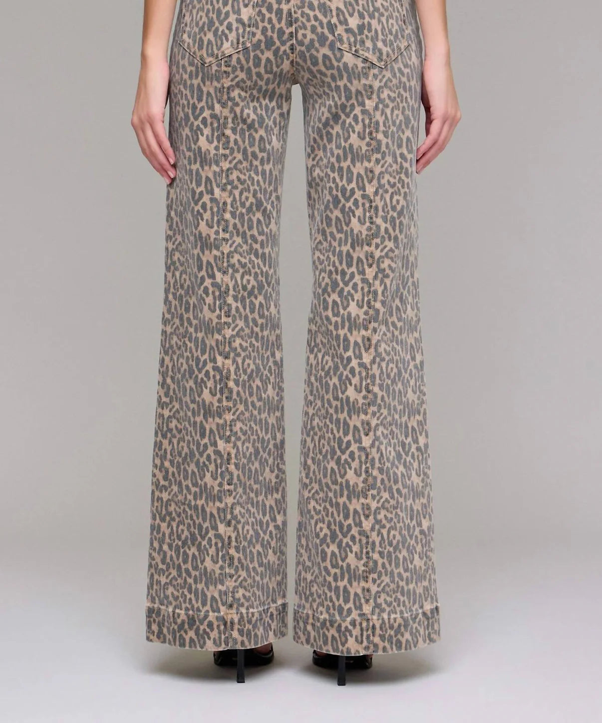 CHEETAH WIDE COMFORT FLARE JEAN
