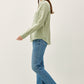 COTTON GAUZE LONG SLEEVE BUTTON UP