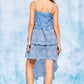 COTTON EMBROIDERY DENIM DRESS