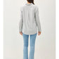 PINSTRIPE COTTON LONG SLEEVE BUTTON UP SHIRT