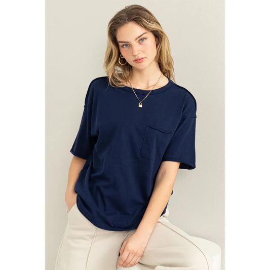 SHORT SLEEVE TEE W/ POCKET