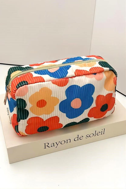 PATTERN TRAVEL MAKEUP BAG