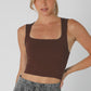 CLEAN LINE SQUARE NECK TOP