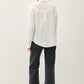 COTTON GAUZE LONG SLEEVE BUTTON UP SHIRT