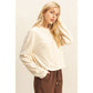 MINERAL WASHED LONG SLEEVE HENLEY TOP