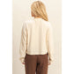MINERAL WASHED LONG SLEEVE HENLEY TOP