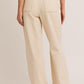 HIGH WAIST POCKET DETAIL WIDE LEG PANTS