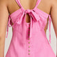 SWEETHEART NECKLINE MINI DRESS