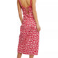 FREE PEOPLE LUCINDA PRINTED MIDI DRESS