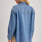 OVERSIZED DENIM BUTTON DOWN