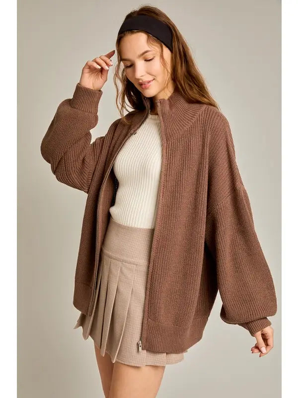 OVERSIZED SWEATER CARDIGAN