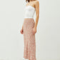 FLORAL PRINTED MIDI SKIRT