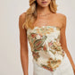 PAISLEY SATIN BANDANA TUBE TOP