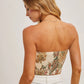 PAISLEY SATIN BANDANA TUBE TOP