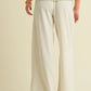 PINTUCK WIDE LEG PANTS