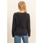 RAGLAN SIDE SLIT SWEATER
