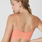 RIBBED V-NECK BRALETTE