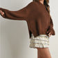 ROUND NECK CLASSIC OVERSIZED SWEATER